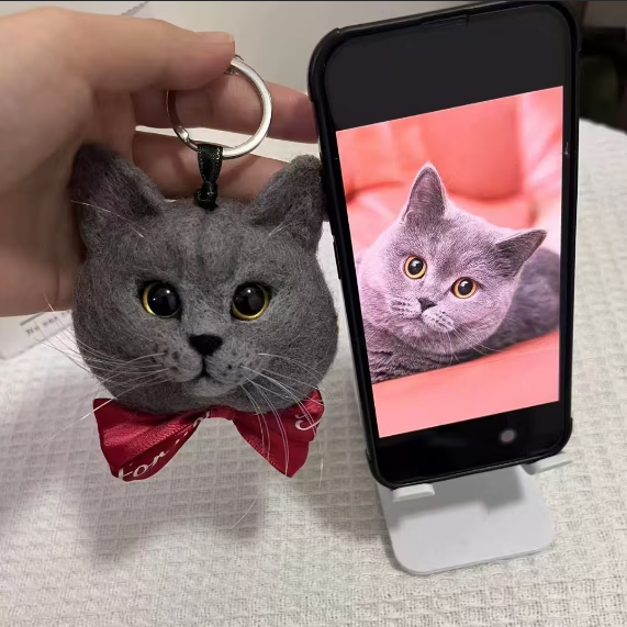 Key Chain Style-CUstomize Woolfelt